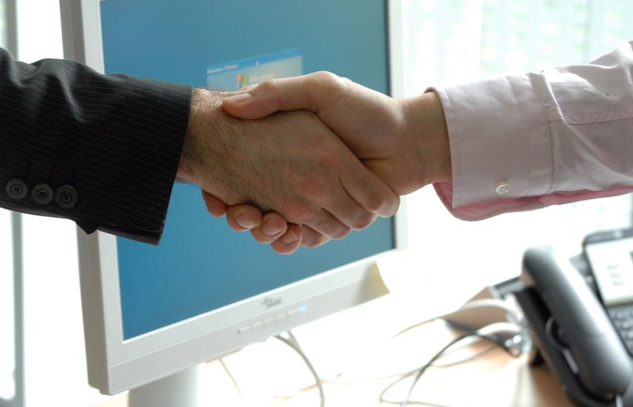 dreaming of shaking hands